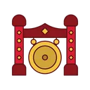 Free Chinese Gong Gong Chinese Icon