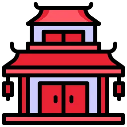 Free Chinese Temple  Icon