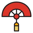 Free Chinesischer Handfacher Fan Chinesisches Neujahr Icon