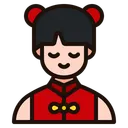 Free Chinesisches Mädchen  Icon