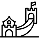 Free Chinesisches Wahrzeichen Chinesisches Denkmal Historische Mauer Icon