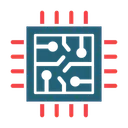 Free Chip Processor Microchip Icon