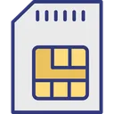 Free Chip Chip Integrado Telefono Sim Icono