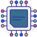 Free Chip Processor Microchip Icon