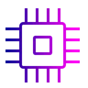 Free Chip Komponenten CPU Symbol