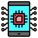 Free Movil Chip Procesador Icon