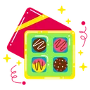 Free Chocolate Box  Icon