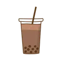 Free Chocolate Bubble Tea Chocolate Milk Tea Bubble Tea Icon