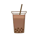 Free Chocolate Bubble Tea Chocolate Milk Tea Bubble Tea Icon