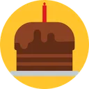 Free Chocolate Cake Birthday Cake Icon