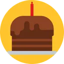 Free Chocolate Cake Birthday Cake Icon