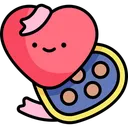 Free Chocolate Love Valentine Icon