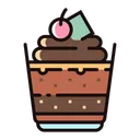 Free Chocolate Mousse Cream Desset Icon