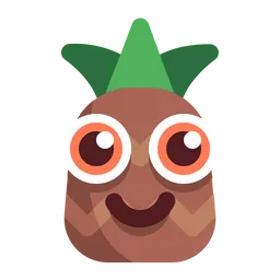 Free Chocolate Pineapple Emoji Icon