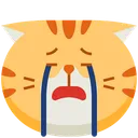 Free Chorar Emoticon Gato Ícone