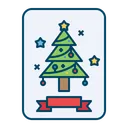 Free Christmas Card Greetings Icon