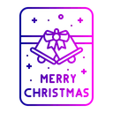 Free Christmas Greetings Card Icon