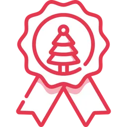 Free Christmas Badge  Icon