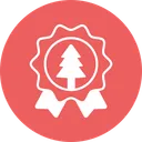 Free Christmas Badge  Icon