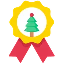 Free Christmas Badge Icon