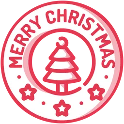 Free Christmas Badge  Icon