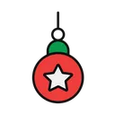 Free Christmas Ball Christmas Tree Snowflake Icon