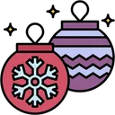 Free Christmas Ball Ornament Decoration Icon