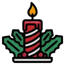 Free Christmas Candle  Icon