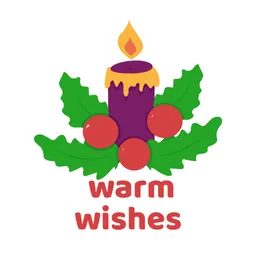 Free Christmas Candle  Icon