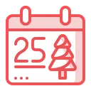 Free Christmas Day Calendar Icon