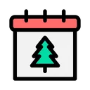 Free Christmas X Mas Calendar Icon