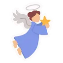 Free Christmas Fairy  Icon