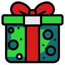 Free Christmas Gift Box Merry Christmas Icon