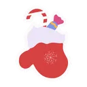 Free Christmas Gloves  Icon
