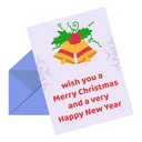 Free Christmas Greeting card  Icon