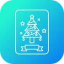 Free Christmas Card Greetings Icon