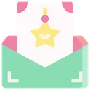 Free Christmas Card Greetings Icon