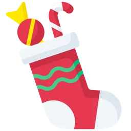 Free Christmas socks  Icon