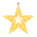 Free Christmas Star Decoration Icon