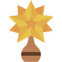 Free Christmas Star Decoration Ornament Icon