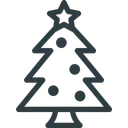 Free Christmas Tree Star Icon
