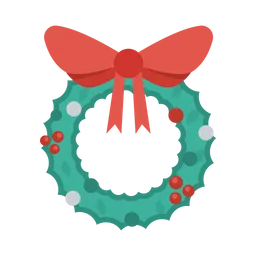 Free Christmas wreath  Icon