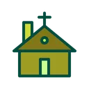 Free Church Home House Icon