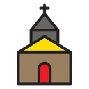 Free Church Building House Icon