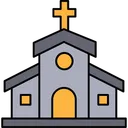 Free Church Building Religion Icon