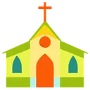 Free Church Building Religion Icon