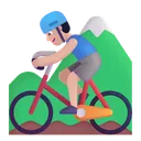 Free Montanha Ciclismo Cor Ícone