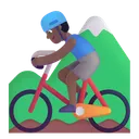 Free Montanha Ciclismo Cor Ícone