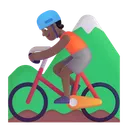 Free Montanha Ciclismo Cor Icon