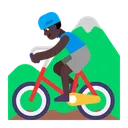 Free Montanha Ciclismo Plano Ícone